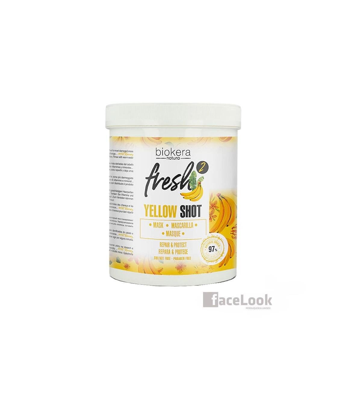 Yellow Shot Mascarilla